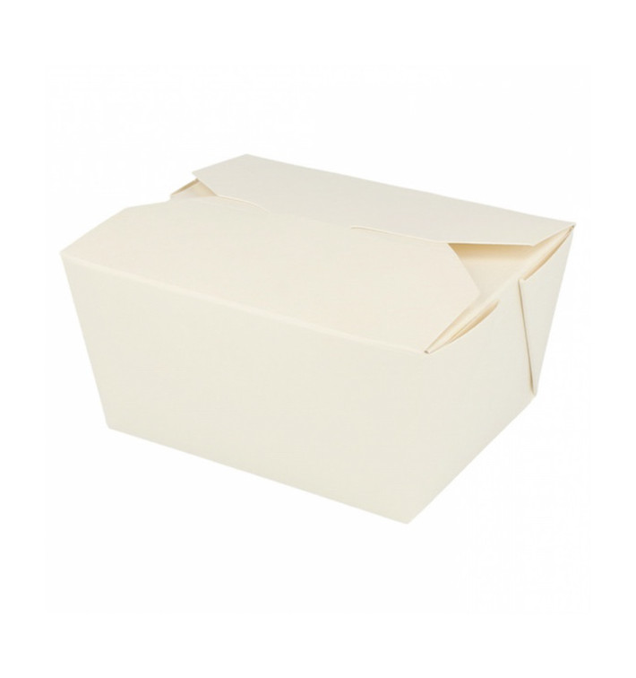 Paper Take-out Container "American" White 11,3x9x6,4cm 780ml (50 Units) Paper Take-out Container "American" White 11,3x9x6,4cm 780ml (50 Units)