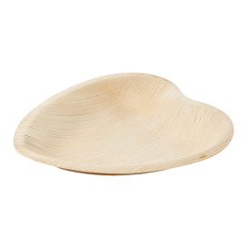 Palm Leaf Plate "Heart" Shape 16,5x16,5x2,5cm (25 Units) 