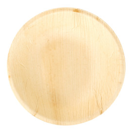 Palm Leaf Bowl Round Shape Ø18x3,5cm (25 Units)