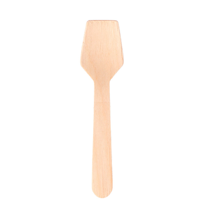Wooden Ice Cream Spoon 7cm (100 Units) Wooden Ice Cream Spoon 7cm (100 Units)