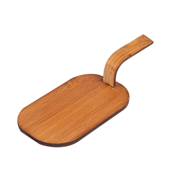 Bambo Mini Shovel Tray Natural "Tapas" 8x5 cm (100 Units) Bambo Mini Shovel Tray Natural "Tapas" 8x5 cm (100 Units)