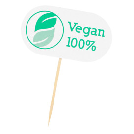 Vegan Food Marker 8 cm (2000 Units)