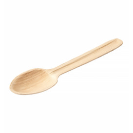 Palm Leaf Tasting Mini Spoon 17 cm (25 Units) 