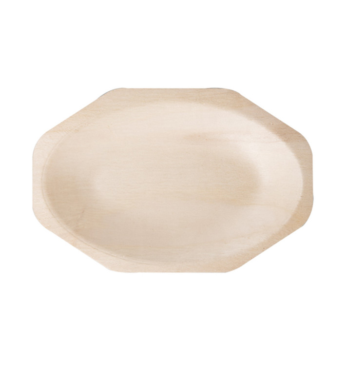 Wooden Tray Octogonal Shape 20x13x2,5 cm (50 Units) Wooden Tray Octogonal Shape 20x13x2,5 cm (50 Units)