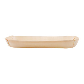 Wood Backing Tray Rectangular 14,5x7x1,3 cm (50 Units) 