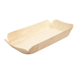 Wood Backing Tray Rectangular 23x11,5x3,4 cm (50 Units) 