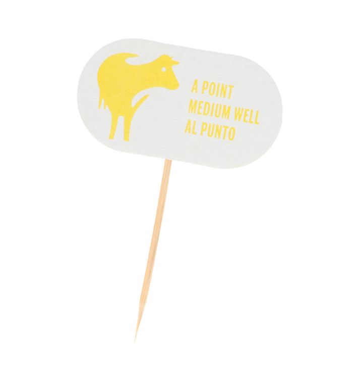 Medium Well Food Marker 8 cm (100 Units) Medium Well Food Marker 8 cm (100 Units)