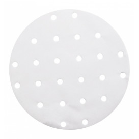 Greaseproof Paper for Bambu Steamer White Ø20 cm (250 Units) 