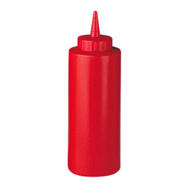 Squeezy Sauce Dispenser Plastic Red 240ml (72 Units)