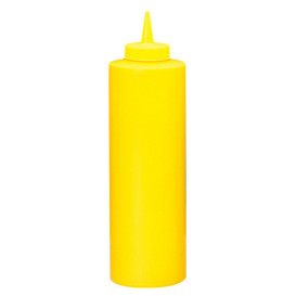 Squeezy Sauce Dispenser Plastic Yellow 720ml (6 Units)