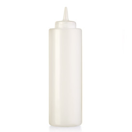 Squeezy Sauce Dispenser Plastic Translucent 360ml (6 Units)