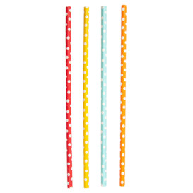 Paper Straw Straight Points Ø6mm 21cm (3.000 Units) 