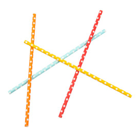 Paper Straw Straight Points Ø6mm 21cm (3.000 Units) 