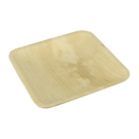 Palm Leaf Plate Square Shape 15x15cm (25 Units) 