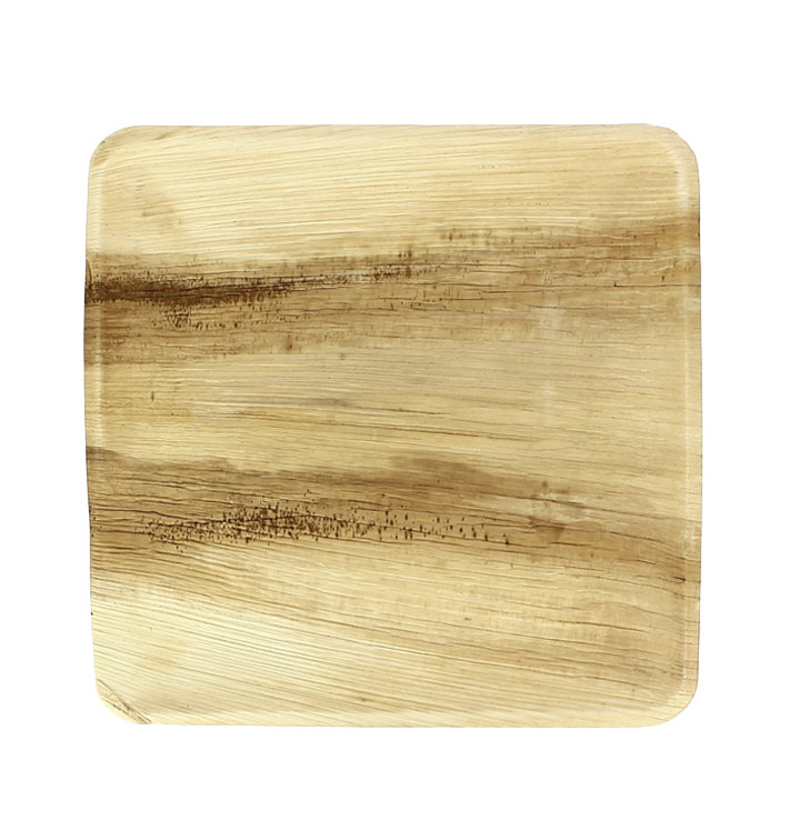 Palm Leaf Plate Square Shape 24x24cm (200 Units) Palm Leaf Plate Square Shape 24x24cm (200 Units)