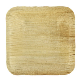 Palm Leaf Mini Plate Square Shape 7,7x7,7cm (200 Units)