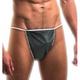 Disposable Tanga TST PP Gentlemen Black (1000 Units)