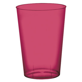 Plastic Cup PS "Moon" Coral Clear 230ml (50 Units)