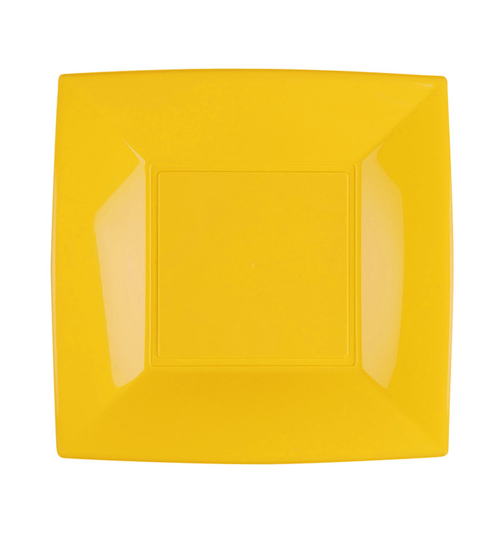 Plastic Plate Flat Mango "Nice" PP 23 cm (25 Units) Plastic Plate Flat Mango "Nice" PP 23 cm (25 Units)