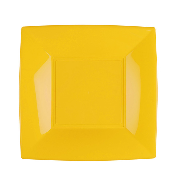 Plastic Plate Flat Mango "Nice" PP 29 cm (144 Units) Plastic Plate Flat Mango "Nice" PP 29 cm (144 Units)