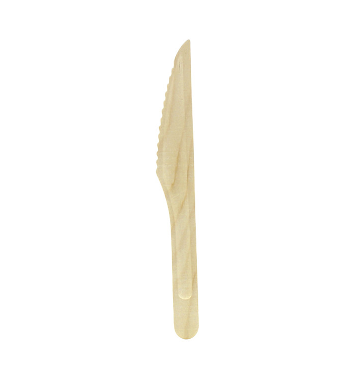 Wooden Knife Eco 16cm (100 Units) Wooden Knife Eco 16cm (100 Units)
