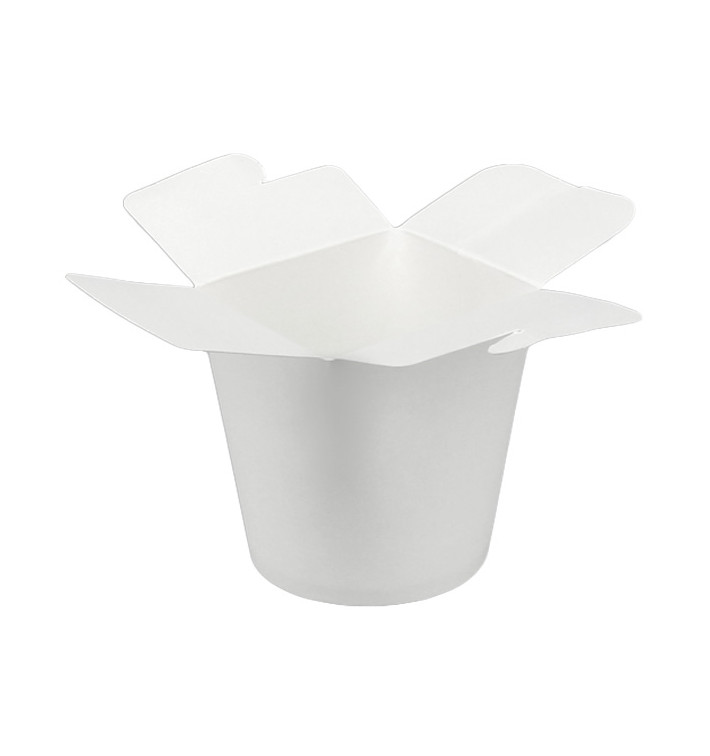 Paper Take-Out Container 100% ECO White 16Oz/480ml (50 Units) Paper Take-Out Container 100% ECO White 16Oz/480ml (50 Units)