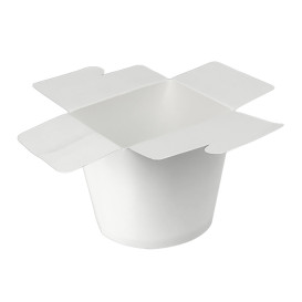 Paper Take-Out Container 100% ECO White 26Oz/780ml (50 Units)