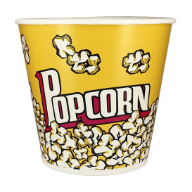 Paper Popcorn Box 5100ml 22,5x16x21cm (150 Units)