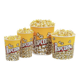 Paper Popcorn Box 1920ml 13,3x10x19,5cm (500 Units)