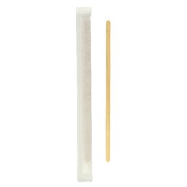 Wooden Coffee Stirrer Wrapped 14cm (500 Units) 