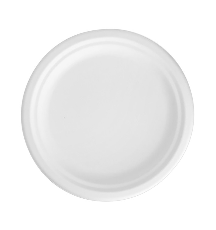 Sugarcane Tray White Ø26x19 cm (800 Units) Sugarcane Tray White Ø26x19 cm (800 Units)