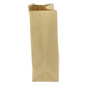 Paper Bag without Handle Kraft and Window 20+8x23cm (500 Uds)