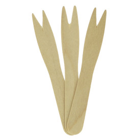 Wooden Food Pick Snaks Natural 8,5cm (1000 Units)