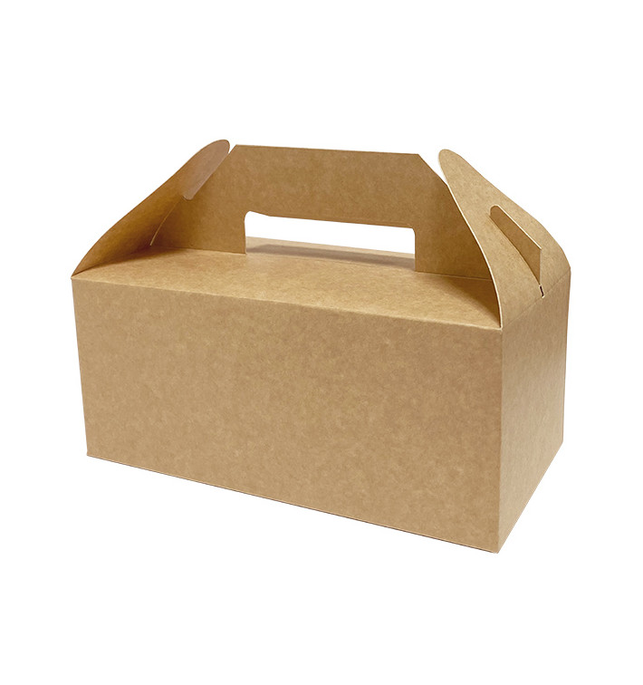 Kraft Carton Picnic Box 228x122x97mm (25 Units) Kraft Carton Picnic Box 228x122x97mm (25 Units)