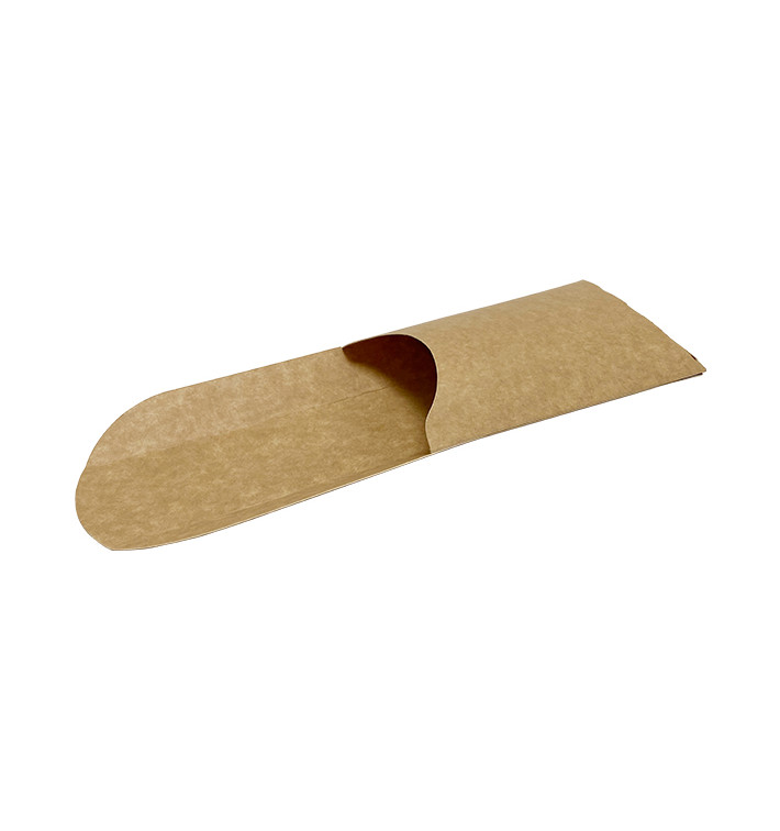 Paper Wrap Food Container Kraft 240x90x35mm (1.000 Units) Paper Wrap Food Container Kraft 240x90x35mm (1.000 Units)