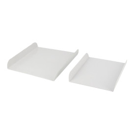 Paper Tray Waffle White 13,5x10cm (100 Units) 