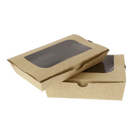 Paper Take-out Container "Premium" 18x12,7x5,5cm 1000ml (25 Units)