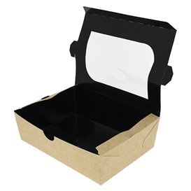 Paper Take-out Container "Premium" 18x12,7x5,5cm 1000ml (25 Units)