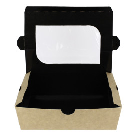 Paper Take-out Container "Premium" 18x12,7x5,5cm 1000ml (25 Units)