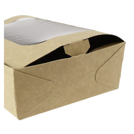 Paper Take-out Container "Premium" 18x12,7x5,5cm 1000ml (25 Units)