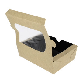 Paper Take-out Container "Premium" 18x12,7x5,5cm 1000ml (25 Units)