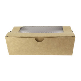 Paper Take-out Container "Premium" 18x12,7x5,5cm 1000ml (25 Units)