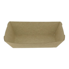 Paper Food Boat Tray Kraft-Kraft 780ml 15,5x9x5,5cm (450 Units)