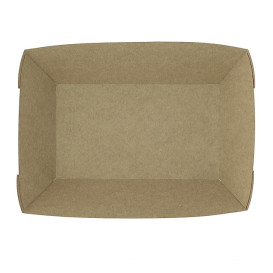 Paper Food Boat Tray Kraft-Kraft 780ml 15,5x9x5,5cm (450 Units)
