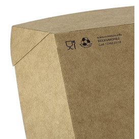 Paper Food Boat Tray Kraft-Kraft 780ml 15,5x9x5,5cm (450 Units)