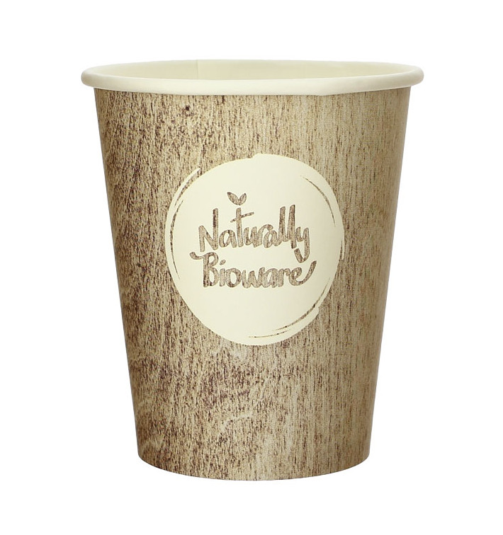 Paper Cup PLA "BioWare" Eco-Friendly 9 Oz/270ml Ø8,0cm (50 Units) Paper Cup PLA "BioWare" Eco-Friendly 9 Oz/270ml Ø8,0cm (50 Units)