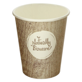 Paper Cup PLA "BioWare" Eco-Friendly 9 Oz/270ml Ø8,0cm (50 Units) 