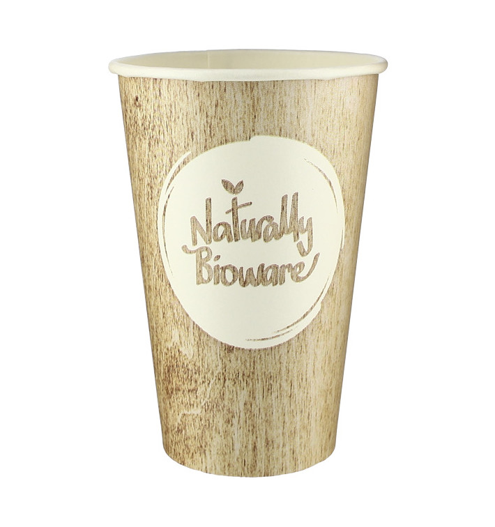 Paper Cup PLA "BioWare" 12 Oz/384ml Ø8,0cm (55 Units) Paper Cup PLA "BioWare" 12 Oz/384ml Ø8,0cm (55 Units)