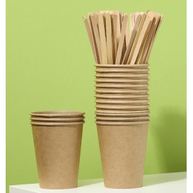 Wooden Coffee Stirrer Wrapped 14cm (500 Units) 