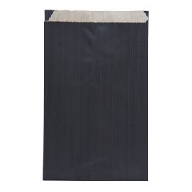 Paper Envelope Kraft Black 19+8x35cm (750 Units)